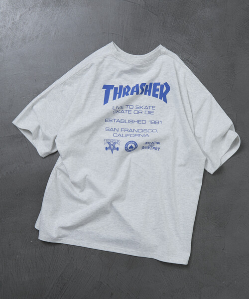 セール】限定展開 THRASHER×FREAK'S STORE スラッシャー 別注 ビッグ