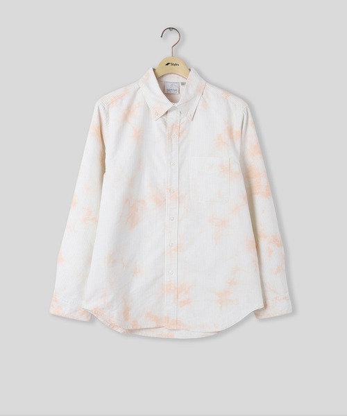 Gramicci(グラミチ)の「GRAMICCI CLASSIC OXFORD BLEACHED SHIRT G6SM-J075(シャツ/ブラウス・メンズ・オレンジ・L/M)」の1枚目の写真