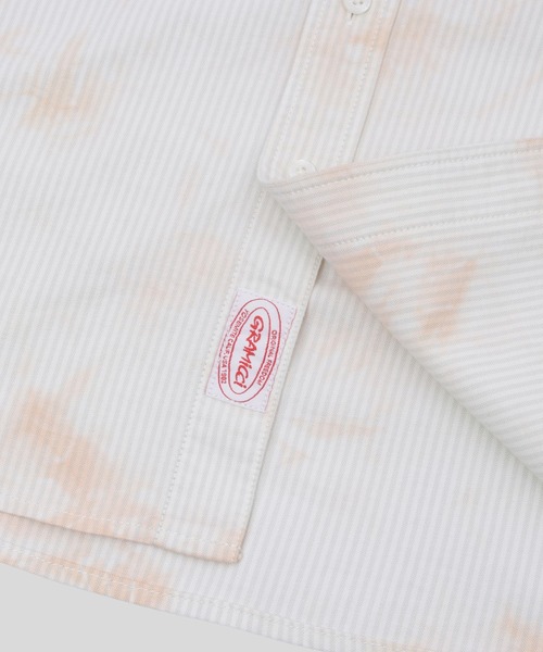 Gramicci(グラミチ)の「GRAMICCI CLASSIC OXFORD BLEACHED SHIRT G6SM-J075(シャツ/ブラウス・メンズ・オレンジ・L/M)」の6枚目の写真