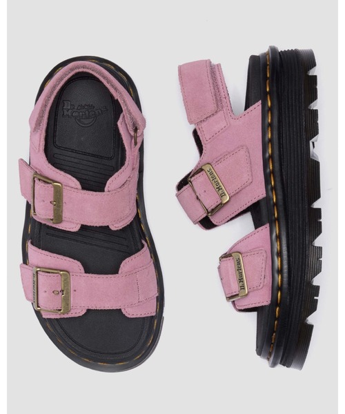 Dr. Martens(ドクターマーチン)の「Dr. Martens/ドクターマーチン ZEBZAG サンダル 42689650(サンダル・メンズ・ピンク・UK9/UK8/UK7/UK6/UK5/UK4/UK3)」の2枚目の写真