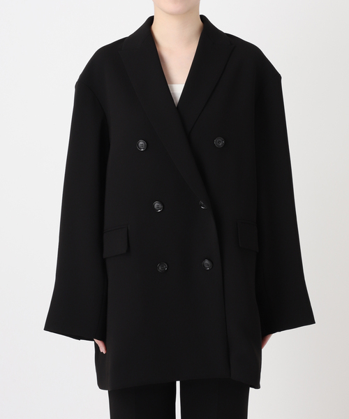 AP STUDIO（エーピーストゥディオ）の「ダブルブレストジャケット（テーラードジャケット・レディース・ブラック/オリーブ・36/38）」の19枚目の写真