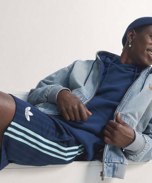 adidas(アディダス)の「ドイツ オリジナルス ショーツ / ハーフパンツ / アディダス adidas(その他パンツ・メンズ・ブルー・XX-LARGE/LARGE/MEDIUM/SMALL/X-LARGE)」の3枚目の写真