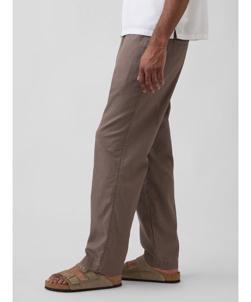 GAP（ギャップ）の「コットンリネン リラックスフィット テーパードパンツ（その他パンツ・メンズ・グレー/ブラウン・XL/L/M/S/XS）」の7枚目の写真