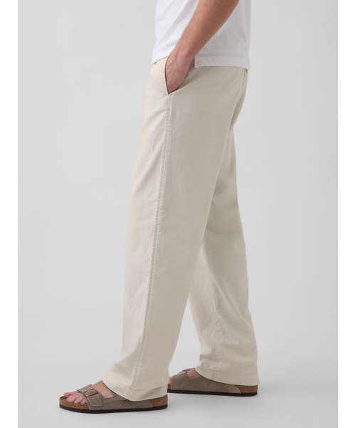 GAP（ギャップ）の「コットンリネン リラックスフィット テーパードパンツ（その他パンツ・メンズ・グレー/ブラウン・XL/L/M/S/XS）」の8枚目の写真