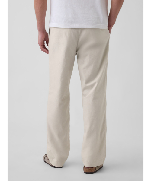 GAP（ギャップ）の「コットンリネン リラックスフィット テーパードパンツ（その他パンツ・メンズ・グレー/ブラウン・XL/L/M/S/XS）」の10枚目の写真