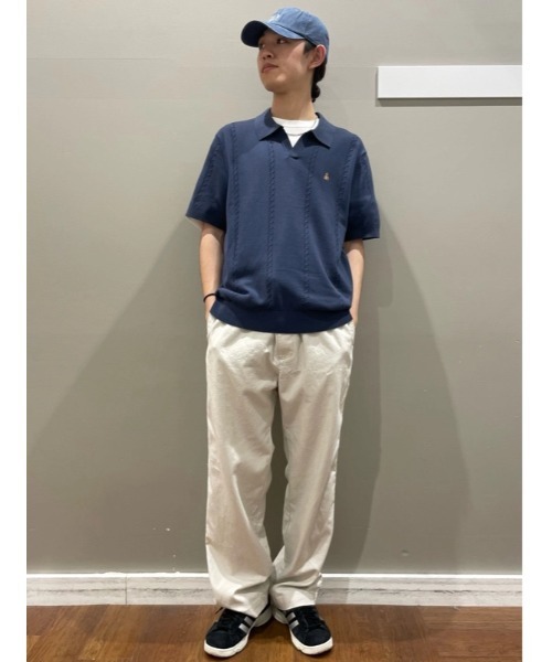 GAP(ギャップ)の「コットンリネン リラックスフィット テーパードパンツ(その他パンツ・メンズ・アイボリー/ブラウン・XL/L/M/S/XS)」の14枚目の写真