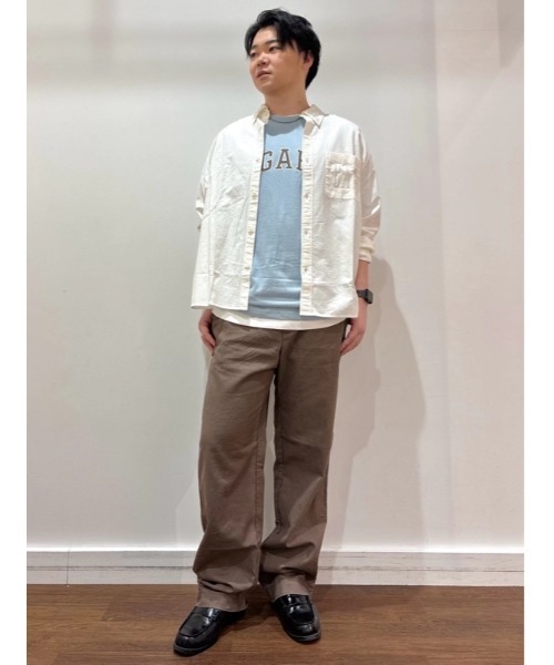 GAP(ギャップ)の「コットンリネン リラックスフィット テーパードパンツ(その他パンツ・メンズ・アイボリー/ブラウン・XL/L/M/S/XS)」の17枚目の写真