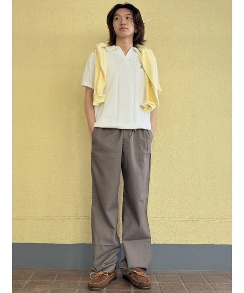 GAP(ギャップ)の「コットンリネン リラックスフィット テーパードパンツ(その他パンツ・メンズ・アイボリー/ブラウン・XL/L/M/S/XS)」の19枚目の写真
