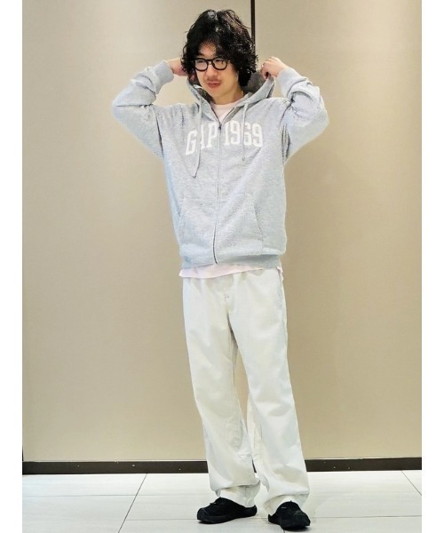 GAP(ギャップ)の「コットンリネン リラックスフィット テーパードパンツ(その他パンツ・メンズ・アイボリー/ブラウン・XL/L/M/S/XS)」の15枚目の写真