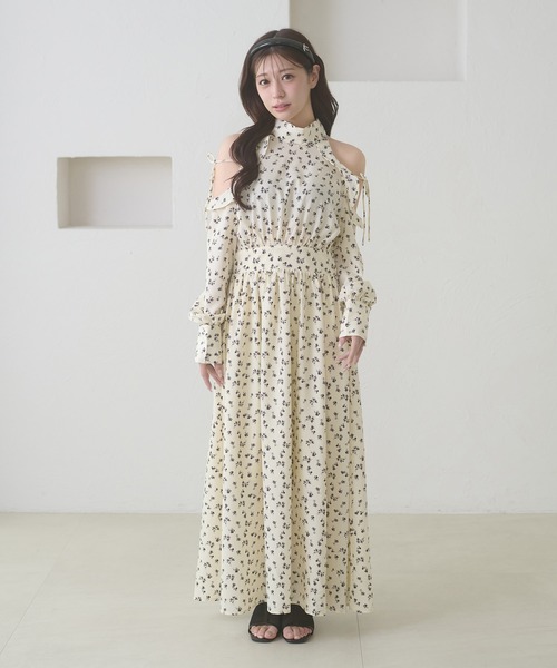Ambre Neige(アンブルネージュ)の「assortment long dress / アソートロングワンピース(ワンピース・レディース・アイボリー/ブラック/オフホワイト・FREE)」の22枚目の写真