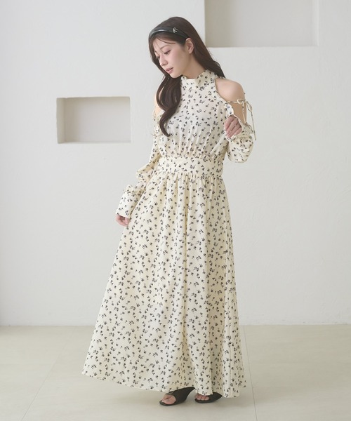 Ambre Neige(アンブルネージュ)の「assortment long dress / アソートロングワンピース(ワンピース・レディース・アイボリー/ブラック/オフホワイト・FREE)」の20枚目の写真