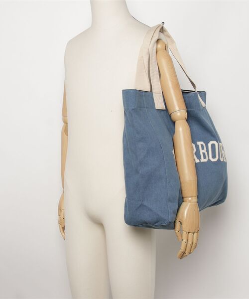 Barbour（バブアー）の「(BARBOUR)EMILY DENIM TOTE BAG（トートバッグ・レディース・ブルー・ONE SIZE）」の5枚目の写真