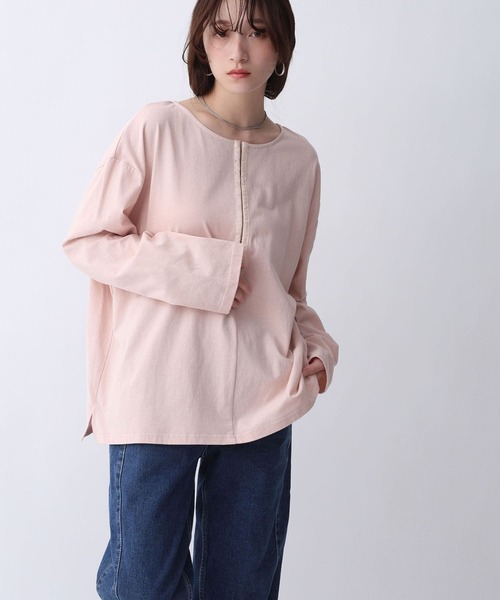 NOAHL(ノアル)の「【NOAHL】前後2wayホックロンT(Tシャツ/カットソー・レディース・ピンク/ライトグレー/クリーム・FREE)」の20枚目の写真