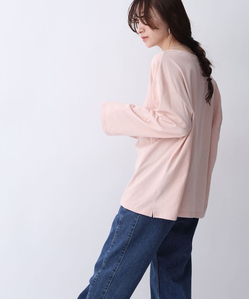 NOAHL(ノアル)の「【NOAHL】前後2wayホックロンT(Tシャツ/カットソー・レディース・ピンク/ライトグレー/クリーム・FREE)」の21枚目の写真