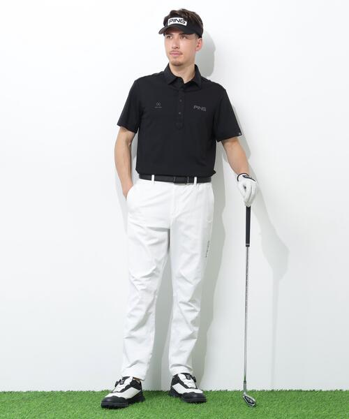 PING（ピン）の「【PING APPAREL】エアロクールカノコ半袖ポロシャツ ＜PERFORMANCE＞ (MENS)（ポロシャツ・メンズ・ブラック/ピンク/ホワイト・LL/S/LL1/M/L）」の5枚目の写真