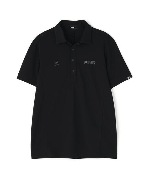 PING（ピン）の「【PING APPAREL】エアロクールカノコ半袖ポロシャツ ＜PERFORMANCE＞ (MENS)（ポロシャツ・メンズ・ブラック/ピンク/ホワイト・LL/S/LL1/M/L）」の6枚目の写真