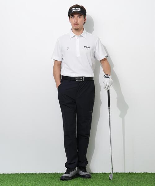 PING（ピン）の「【PING APPAREL】エアロクールカノコ半袖ポロシャツ ＜PERFORMANCE＞ (MENS)（ポロシャツ・メンズ・ブラック/ピンク/ホワイト・LL/S/LL1/M/L）」の11枚目の写真