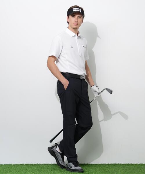 PING（ピン）の「【PING APPAREL】エアロクールカノコ半袖ポロシャツ ＜PERFORMANCE＞ (MENS)（ポロシャツ・メンズ・ブラック/ピンク/ホワイト・LL/S/LL1/M/L）」の12枚目の写真