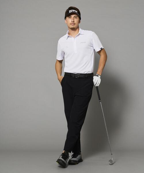 PING（ピン）の「【PING APPAREL】エアロクールカノコ半袖ポロシャツ ＜PERFORMANCE＞ (MENS)（ポロシャツ・メンズ・ブラック/ピンク/ホワイト・LL/S/LL1/M/L）」の20枚目の写真
