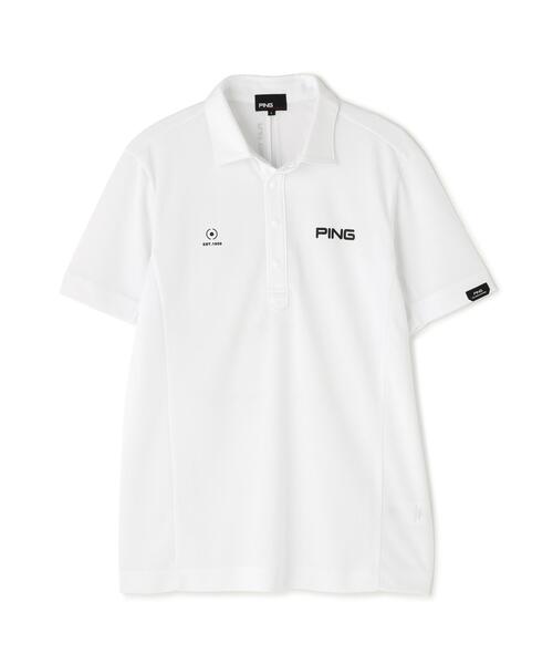 PING（ピン）の「【PING APPAREL】エアロクールカノコ半袖ポロシャツ ＜PERFORMANCE＞ (MENS)（ポロシャツ・メンズ・ブラック/ピンク/ホワイト・LL/S/LL1/M/L）」の21枚目の写真
