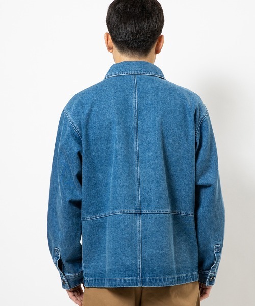 430（フォーサーティ）の「mj11493- DENIM COVERALL カバーオール(26-078)（カバーオール・メンズ・ワンウォッシュ/インディゴブルー・3/2/1/0）」の5枚目の写真