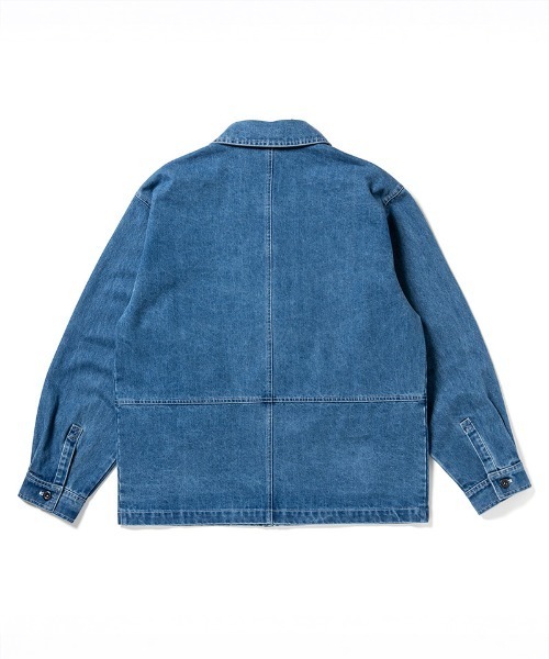 430（フォーサーティ）の「mj11493- DENIM COVERALL カバーオール(26-078)（カバーオール・メンズ・ワンウォッシュ/インディゴブルー・3/2/1/0）」の9枚目の写真
