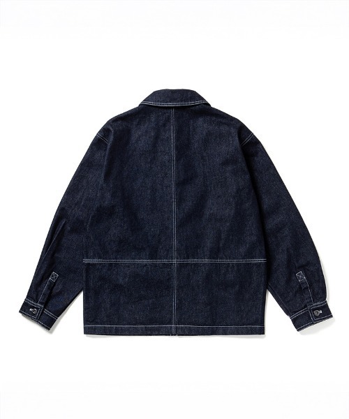 430（フォーサーティ）の「mj11493- DENIM COVERALL カバーオール(26-078)（カバーオール・メンズ・ワンウォッシュ/インディゴブルー・3/2/1/0）」の10枚目の写真