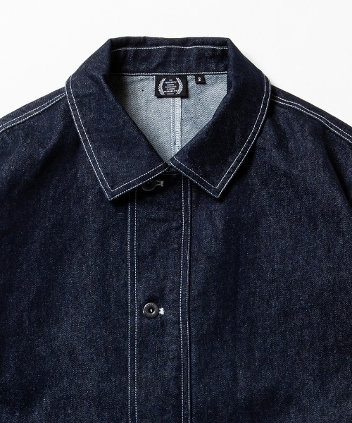 430（フォーサーティ）の「mj11493- DENIM COVERALL カバーオール(26-078)（カバーオール・メンズ・ワンウォッシュ/インディゴブルー・3/2/1/0）」の11枚目の写真