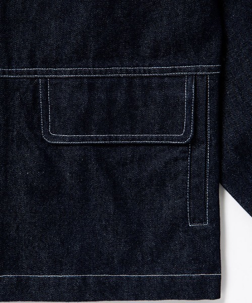 430（フォーサーティ）の「mj11493- DENIM COVERALL カバーオール(26-078)（カバーオール・メンズ・ワンウォッシュ/インディゴブルー・3/2/1/0）」の14枚目の写真