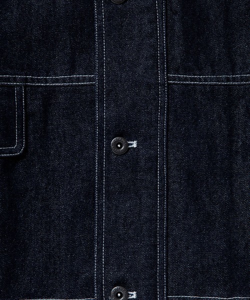 430（フォーサーティ）の「mj11493- DENIM COVERALL カバーオール(26-078)（カバーオール・メンズ・ワンウォッシュ/インディゴブルー・3/2/1/0）」の15枚目の写真