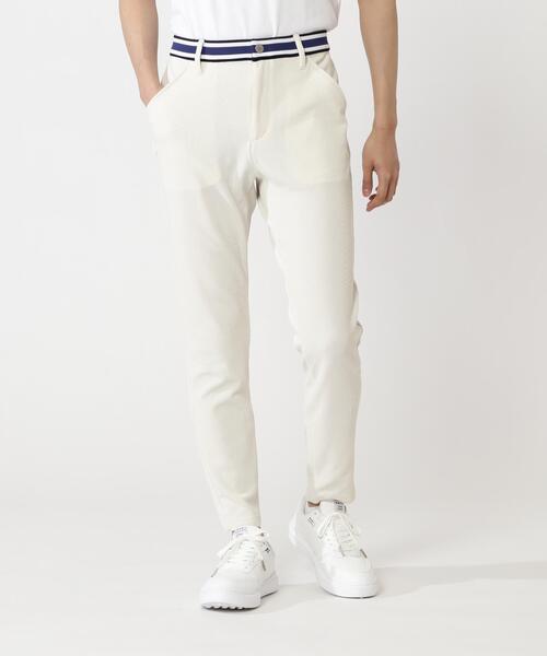 PEARLY GATES(パーリーゲイツ)の「【PEARLY GATES】TEXBRID針抜きジョガーパンツ(その他パンツ・メンズ・ホワイト系その他/ネイビー・LARGE/MEDIUM)」の3枚目の写真