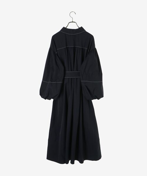 cle blatt(クレブラット)の「ステッチシャツワンピース(シャツワンピース・レディース・ネイビー/オフホワイト・MEDIUM)」の17枚目の写真