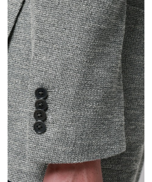 SUIT SQUARE(スーツスクエア)の「ジャケット/LANIFICIO ROMA/ストレッチ/ミックスジャージー/織柄/CR03(テーラードジャケット・メンズ・グレー/ネイビー・LL/L/M/S)」の8枚目の写真
