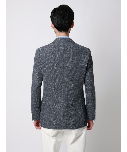 SUIT SQUARE(スーツスクエア)の「ジャケット/LANIFICIO ROMA/ストレッチ/ミックスジャージー/織柄/CR03(テーラードジャケット・メンズ・グレー/ネイビー・LL/L/M/S)」の13枚目の写真