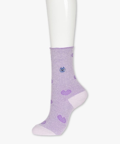 ANNA SUI(アナスイ)の「ティティスパイラルソックス(ソックス/靴下・レディース・イエロー/パープル/レッド・23-24cm)」の5枚目の写真