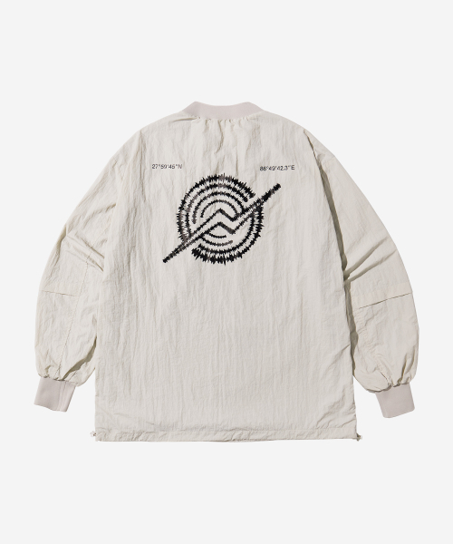 KALAPATTHAR(カラパタール)の「Nylon Zip Pocket Round Shirt - WHITE(スウェット・メンズ・その他・MEDIUM/LARGE)」の5枚目の写真