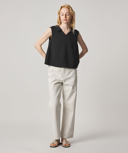 Steven Alan(スティーブンアラン)の「<Steven Alan>フレア ノースリーブ プルオーバー(シャツ/ブラウス・レディース・ブラック/モカ・M/S)」の9枚目の写真