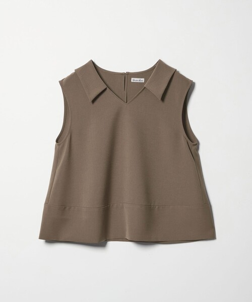 Steven Alan(スティーブンアラン)の「<Steven Alan>フレア ノースリーブ プルオーバー(シャツ/ブラウス・レディース・ブラック/モカ・M/S)」の13枚目の写真