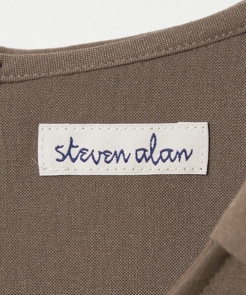 Steven Alan(スティーブンアラン)の「<Steven Alan>フレア ノースリーブ プルオーバー(シャツ/ブラウス・レディース・ブラック/モカ・M/S)」の20枚目の写真