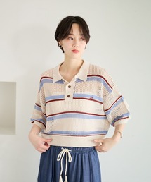 BEVERLY HILLS POLO CLUB | 【BEVERLY HILLS POLO CLUB】別注メッシュニットポロ(ポロシャツ)