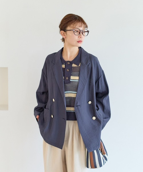 BEVERLY HILLS POLO CLUB(ビバリーヒルズポロクラブ)の「【BEVERLY HILLS POLO CLUB】別注メッシュニットポロ(ポロシャツ・レディース・ネイビー/イエロー/ホワイト・FREE)」の8枚目の写真