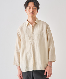 シアー リネン 8S レギュラーシャツ
