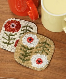 studio CLIP（スタディオクリップ）の「花柄ビーズコースター（キッチンツール）」