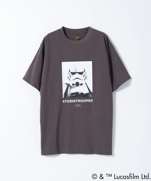 ARTCHIVES MALIBU（アートカイブス マリブ）の「【 Chadwick Products / チャドウィック プロダクツ 】STAR WARS STORMTROOPER TEE（Tシャツ/カットソー・メンズ・ホワイト/チャコールグレー・M/L/XL）」の2枚目の写真