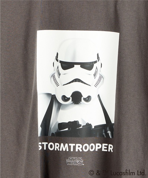 ARTCHIVES MALIBU（アートカイブス マリブ）の「【 Chadwick Products / チャドウィック プロダクツ 】STAR WARS STORMTROOPER TEE（Tシャツ/カットソー・メンズ・ホワイト/チャコールグレー・M/L/XL）」の5枚目の写真