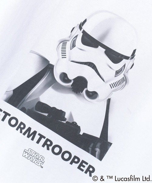 ARTCHIVES MALIBU（アートカイブス マリブ）の「【 Chadwick Products / チャドウィック プロダクツ 】STAR WARS STORMTROOPER TEE（Tシャツ/カットソー・メンズ・ホワイト/チャコールグレー・M/L/XL）」の9枚目の写真