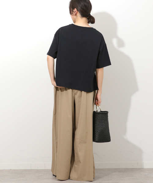 Champion(チャンピオン)の「別注【Champion/チャンピオン】26/s Jersey Tee:Tシャツ(Tシャツ/カットソー・レディース・ピンク/ホワイト/ダークパープル/アイボリー/ブラック・FREE)」の16枚目の写真