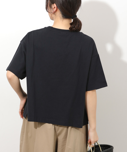 Champion(チャンピオン)の「別注【Champion/チャンピオン】26/s Jersey Tee:Tシャツ(Tシャツ/カットソー・レディース・ピンク/ホワイト/ダークパープル/アイボリー/ブラック・FREE)」の21枚目の写真