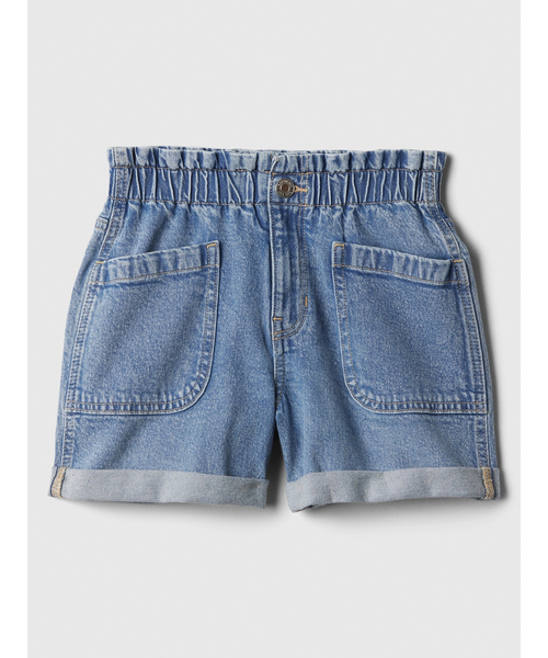 GAP(ギャップ)の「デニムショートパンツ(デニムパンツ・キッズ・インディゴブルー・150cm/140cm/130cm/120cm/160cm/155cm)」の1枚目の写真