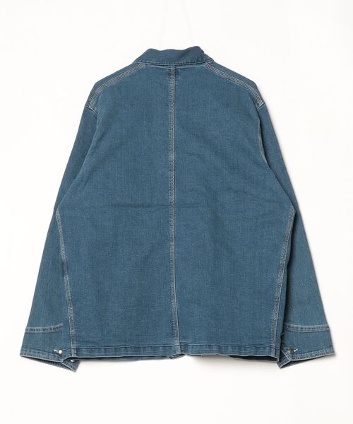 HANES(ヘインズ)の「HANES カバーオール ストレッチデニム キングサイズ(カバーオール・メンズ・ブルー/ブラック/サックスブルー・2L/3L/4L/5L)」の16枚目の写真